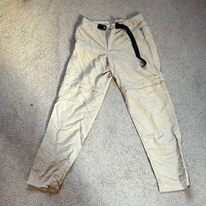 North Face water resistant hiking pants/shorts